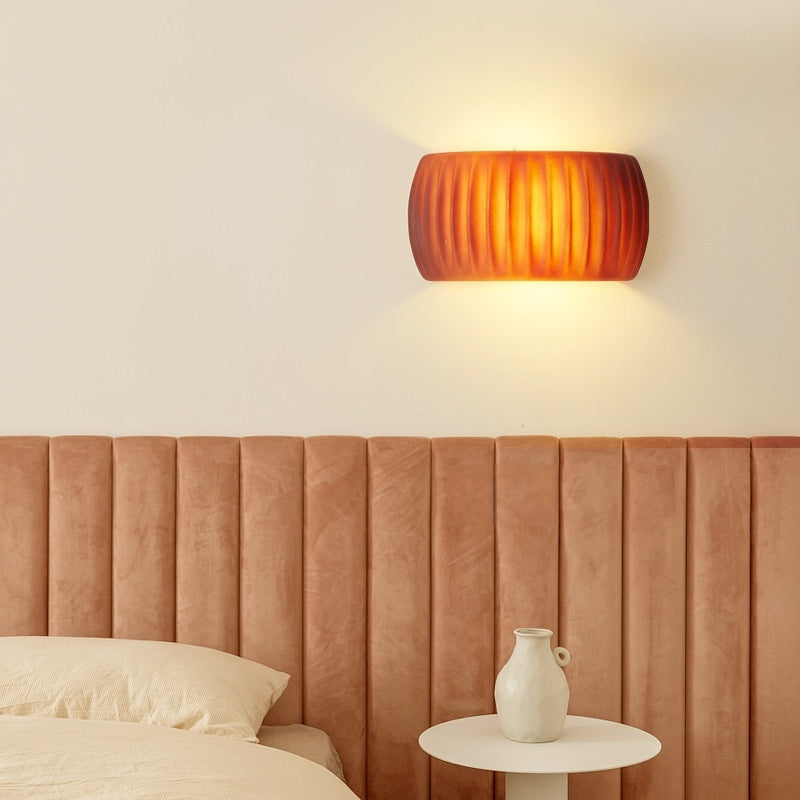 Bimivud Modern LED Indoor Wall Lamp Orange/Green Resin Bedroom
