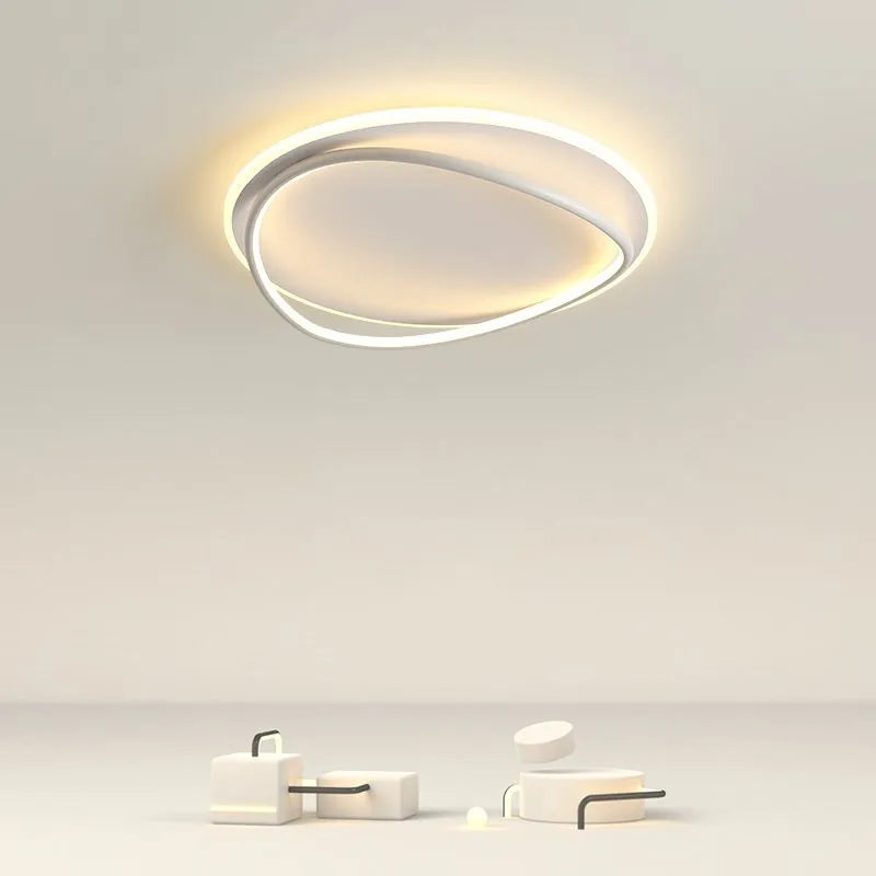 Tavogot Minimalist Ring Modernom Flush Mount Ceiling Light