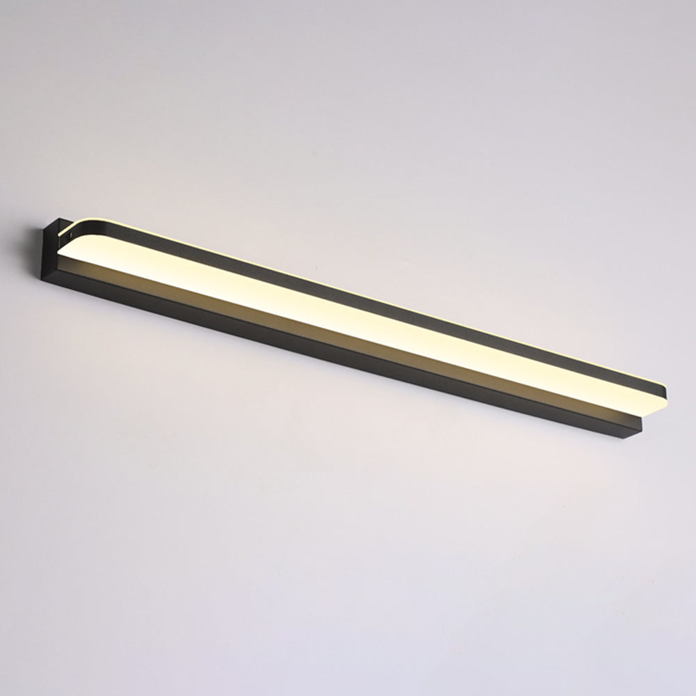 Gusevur Wall Lamp Rectangular Modern, Mirror, Black/White/Chrome/Gold, Bathroom