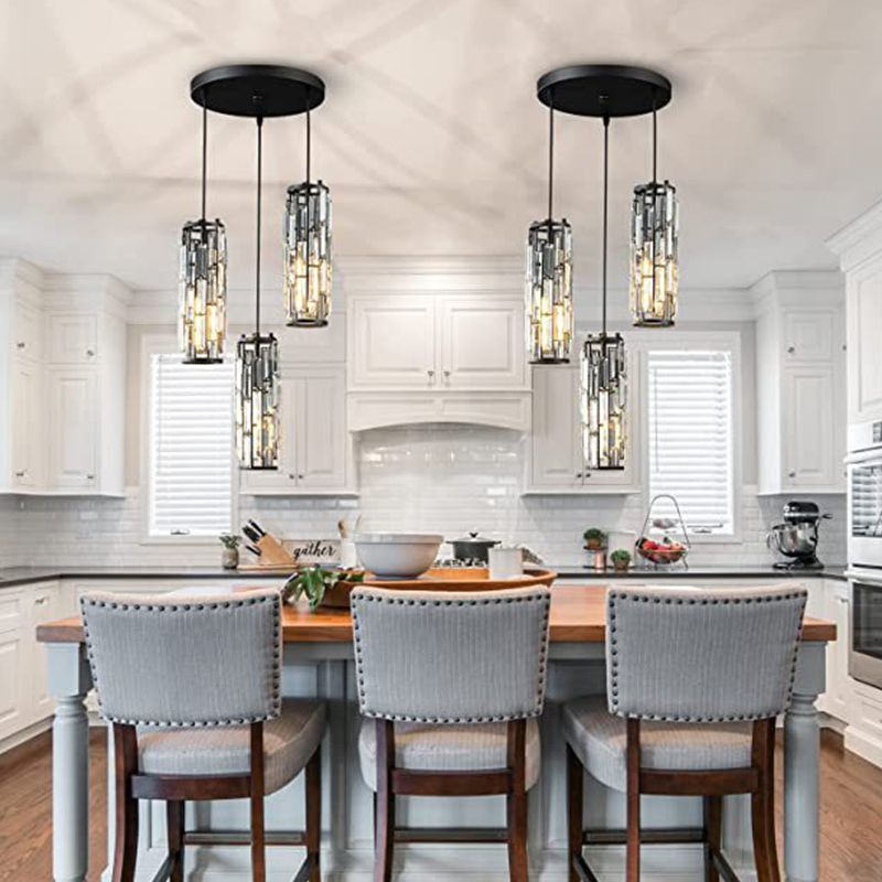 Dibevur Cluster Pendant Light, Black & Gold