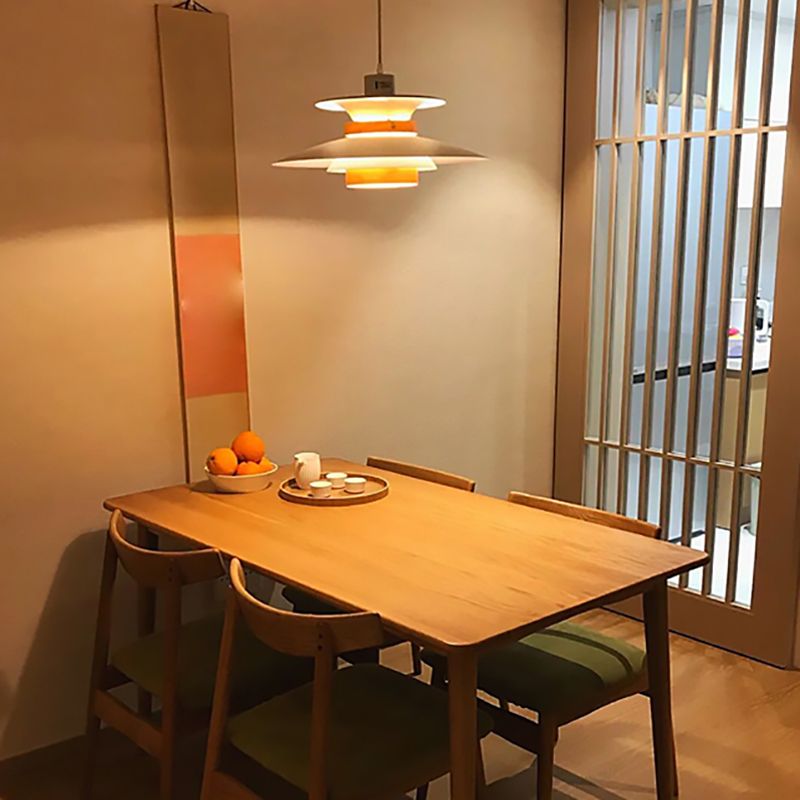 Wobulil Unique Designer Metal Pendant Light, White