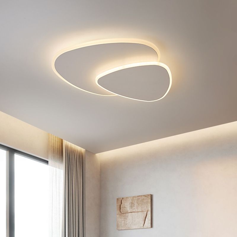Corvian Ceiling Light White Geometric LED-Neutral Decor