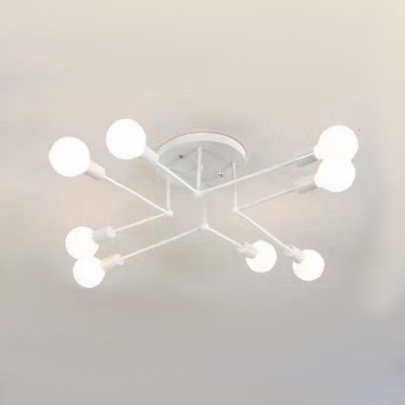 Jadasum Flush Mount Ceiling Light Linear Industrial