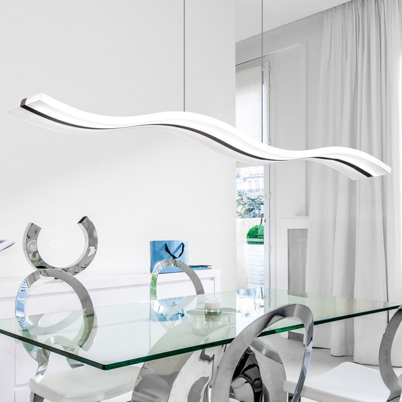 Vakital Minimalist Wave Wavy Pendant Light