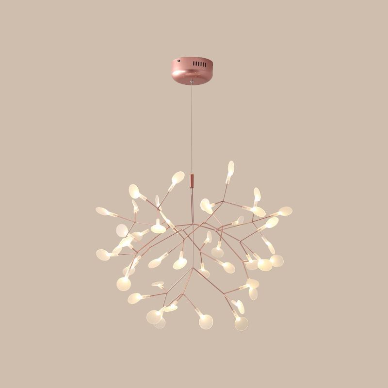 Hovepit Unique Sputnik Art Deco Firefly Chandelier. Living Room/ Bedroom