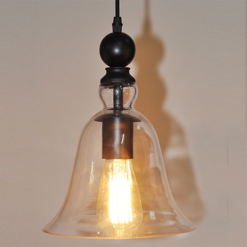 Foritode Vintage Industrial Bell Pendant Light
