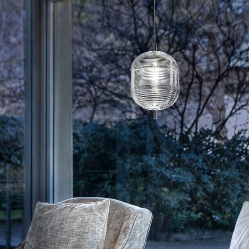 Mibiver Designer Art Modern Pendant Light, Black/Gold