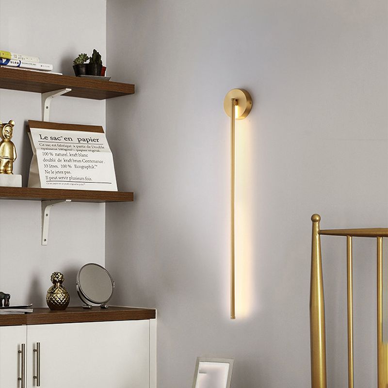 Dorina Wall Lamp Modern Linear &Silica Gel Gold-Neutral Decor