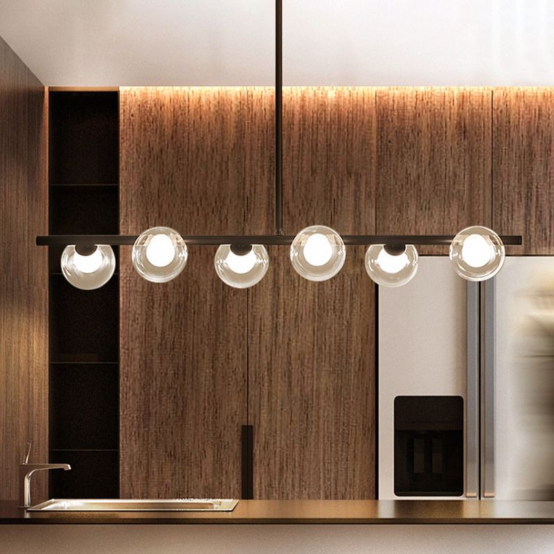 Lumirel Pendant Light Linear Bubble Glass-Neutral Decor