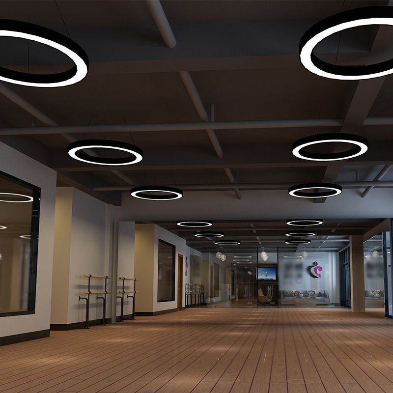Gilutis Minimalist Ring Pendant Light, Bedroom