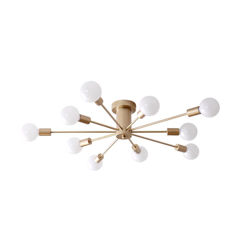 Dosutori Modern Globe Bubble Flush Mount Ceiling Light