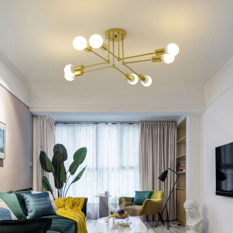 Jadasum Flush Mount Ceiling Light Linear Industrial