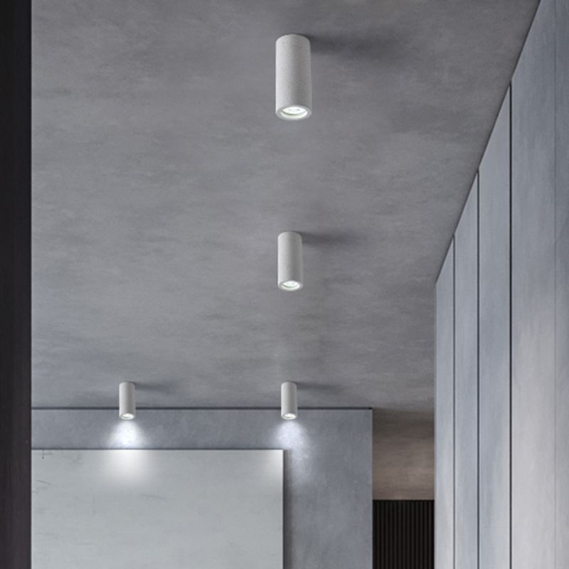 Raderul Modern Cylinder LED Flush Mount Ceiling Light, Living Room