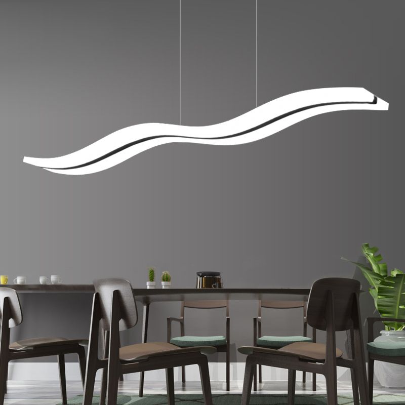 Vakital Minimalist Wave Wavy Pendant Light