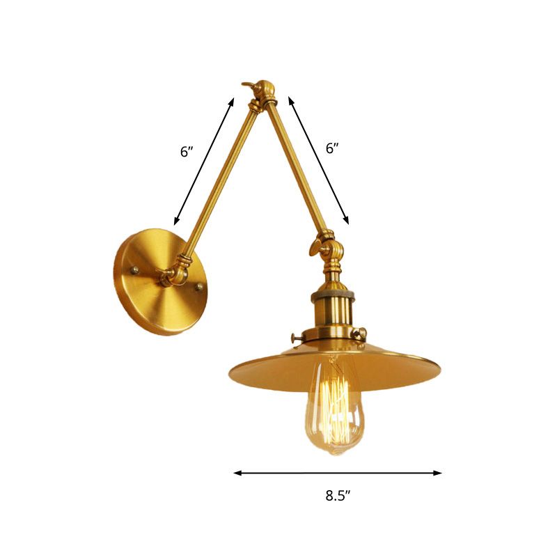 Patupur Vintage Adjustable Wall Lamp, Bedroom