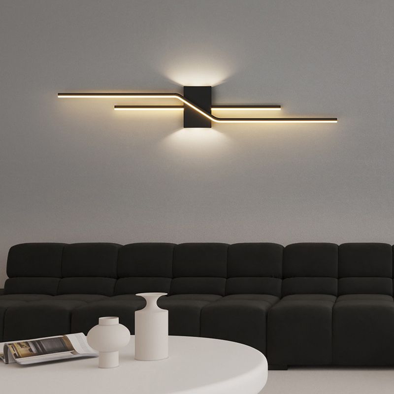 Batinem Minimalist Linear Metal Vanity Wall Light