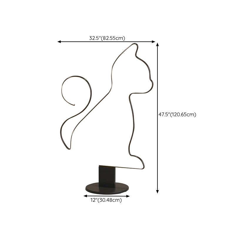 Cubugot Modern Cat/Dog Linear Metal Floor Lamp