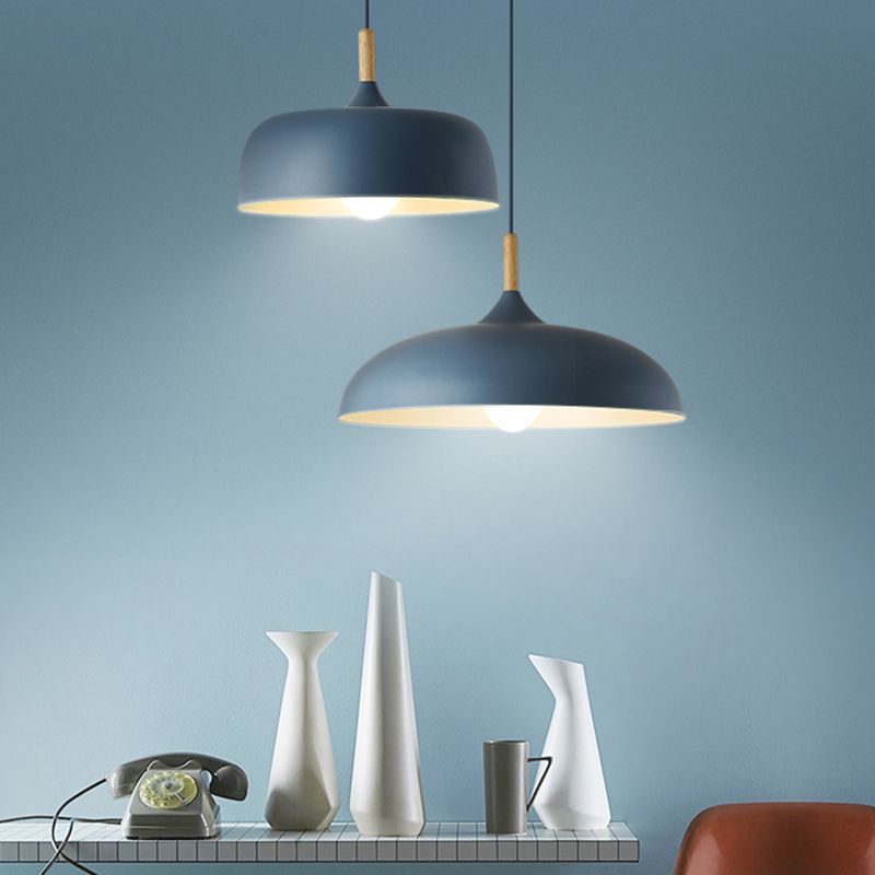 Fedilame Modern Pendant Light Dome Macaron Dining Room