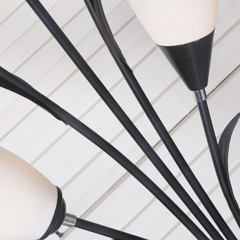 Gotigil Flower Branching Black Floor Lamp, Living Room