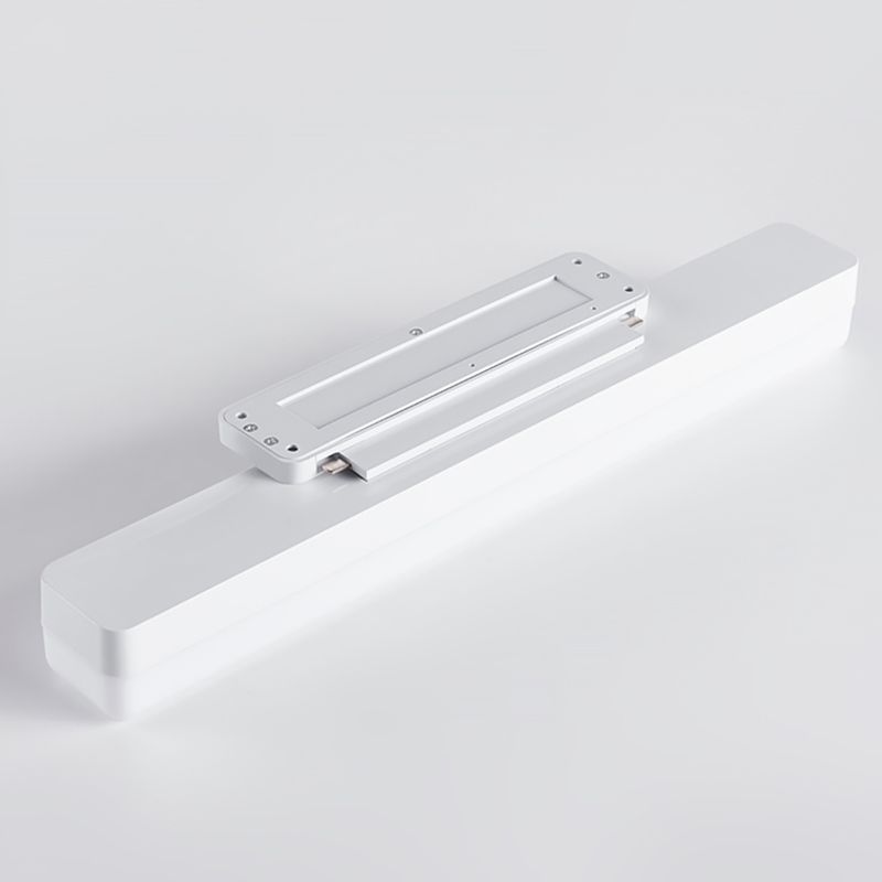 Zokared Modern Rectangular Modern Wall Lamp, White