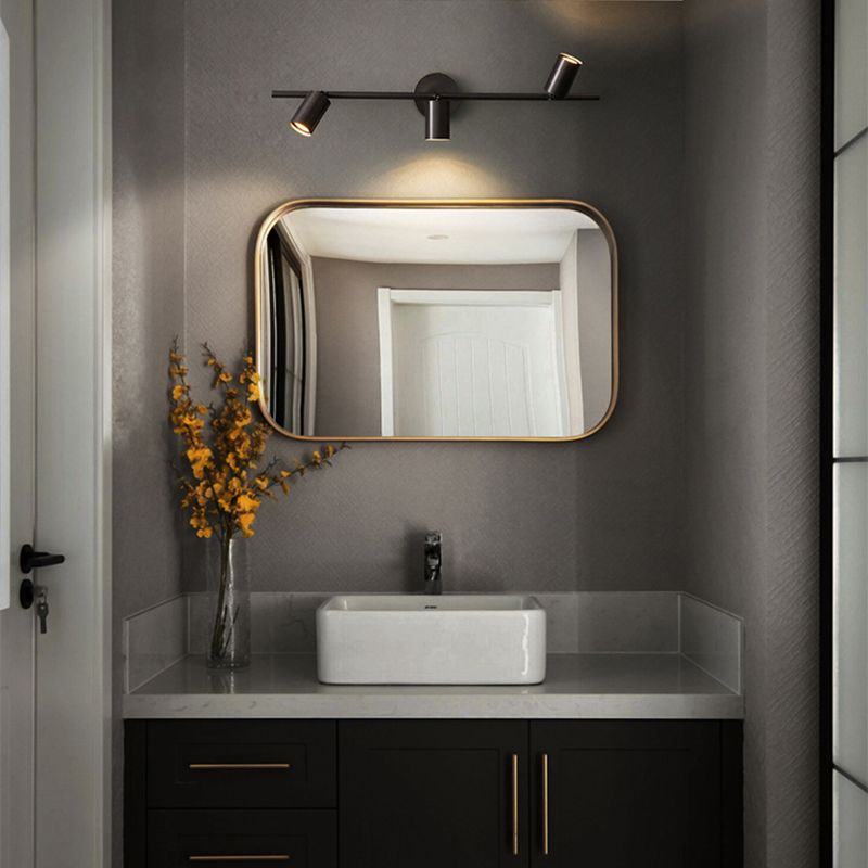 Kanotad Modern Cylinder Rotatable Spotlight Wall Lamp Brass