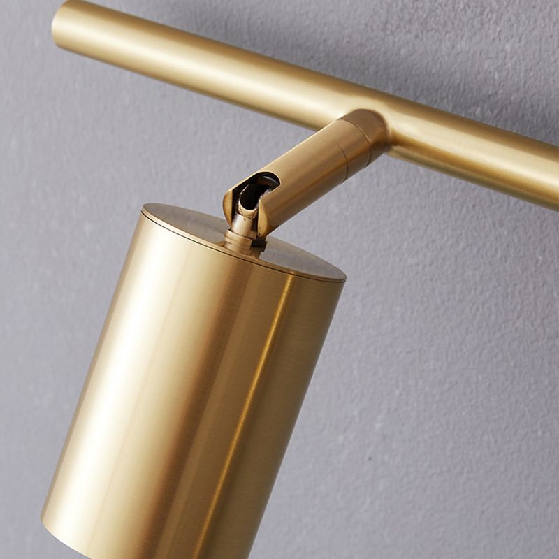 Kanotad Modern Cylinder Rotatable Spotlight Wall Lamp Brass