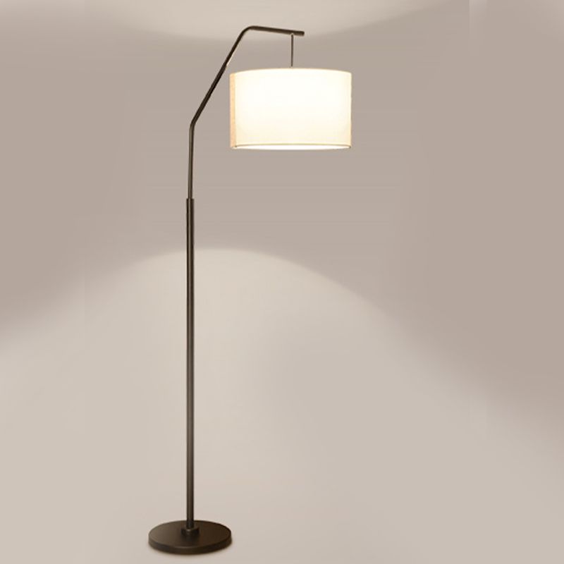 Voritis Cylinder Shape Floor Lamp, Over Arching Floor Lamp, Unique