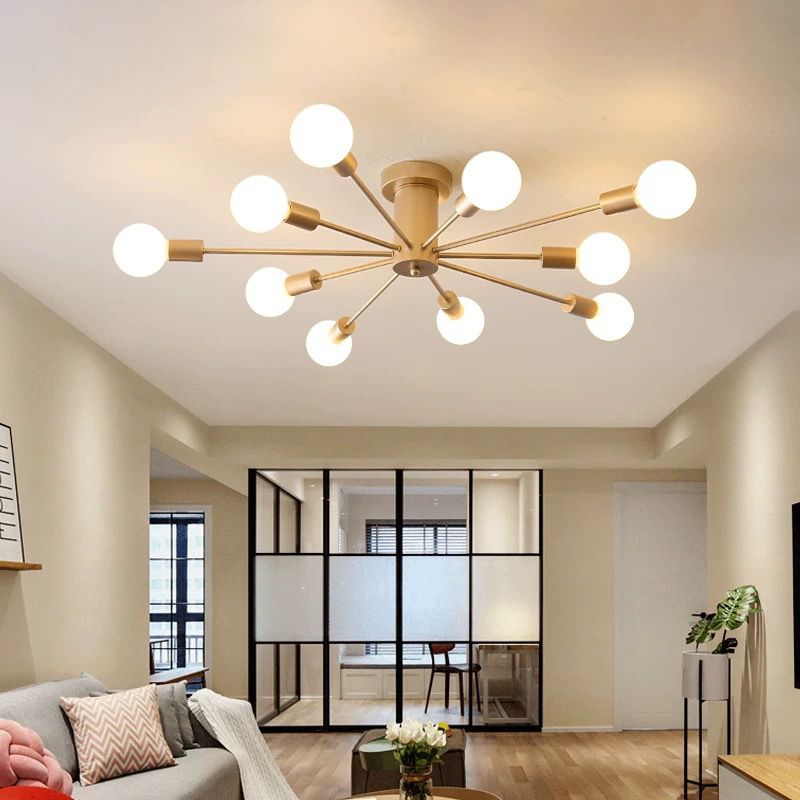 Dosutori Modern Globe Bubble Flush Mount Ceiling Light