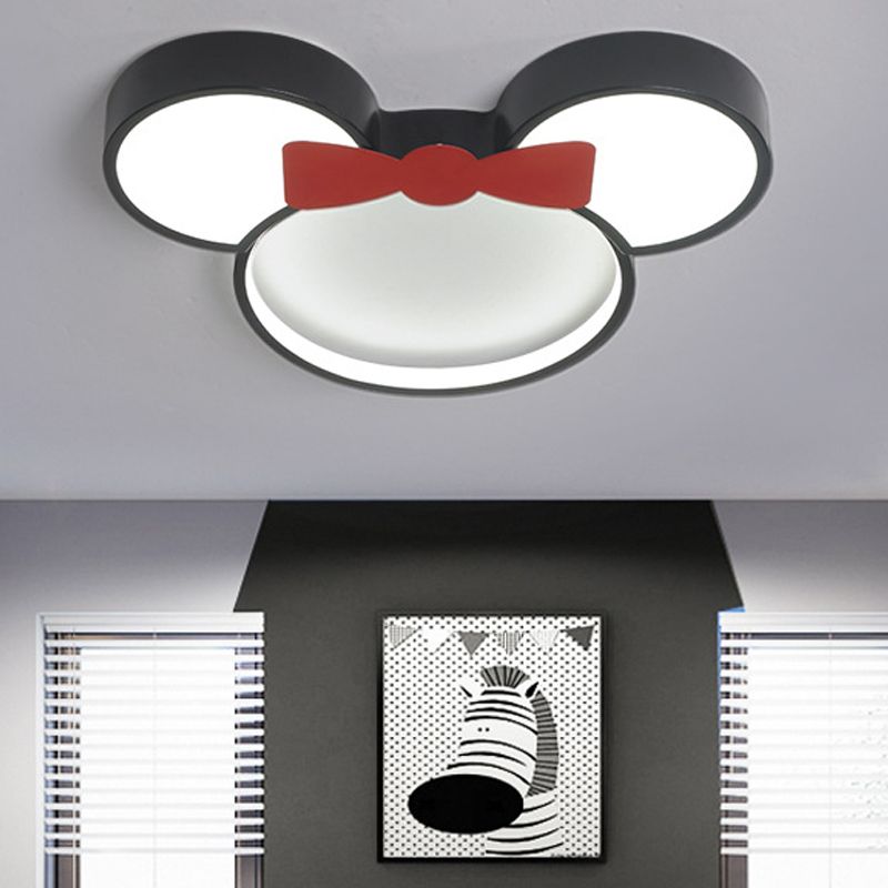Dipinom Cartoon Mouse Flush Mount Ceiling Light, 2 Style