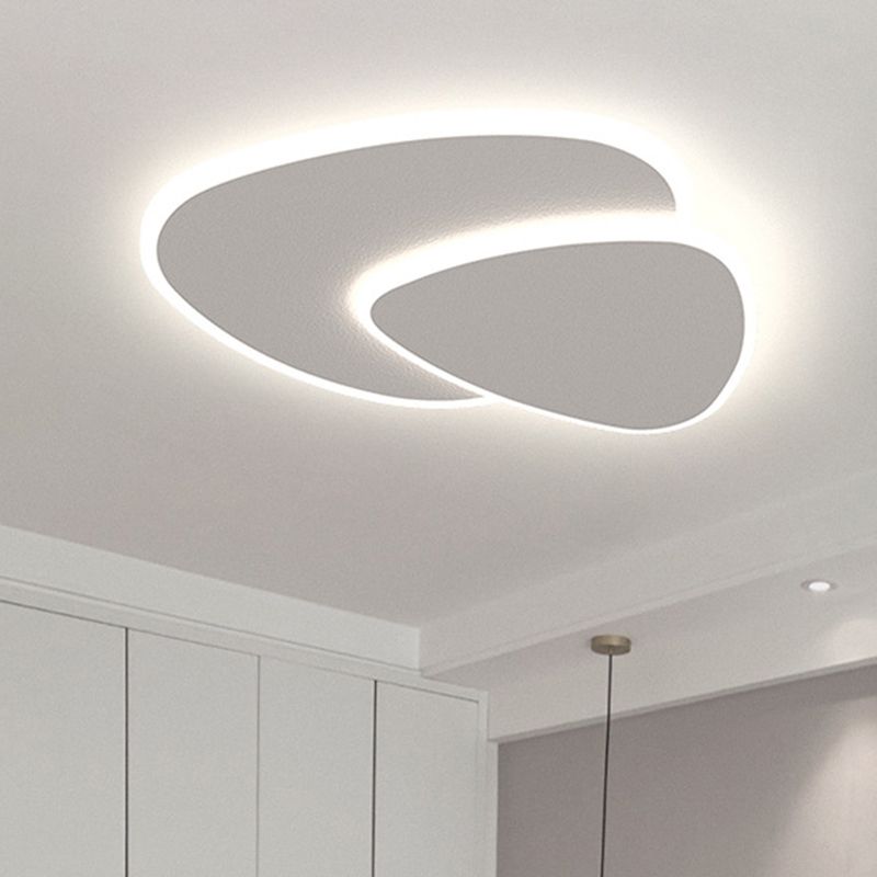 Corvian Ceiling Light White Geometric LED-Neutral Decor