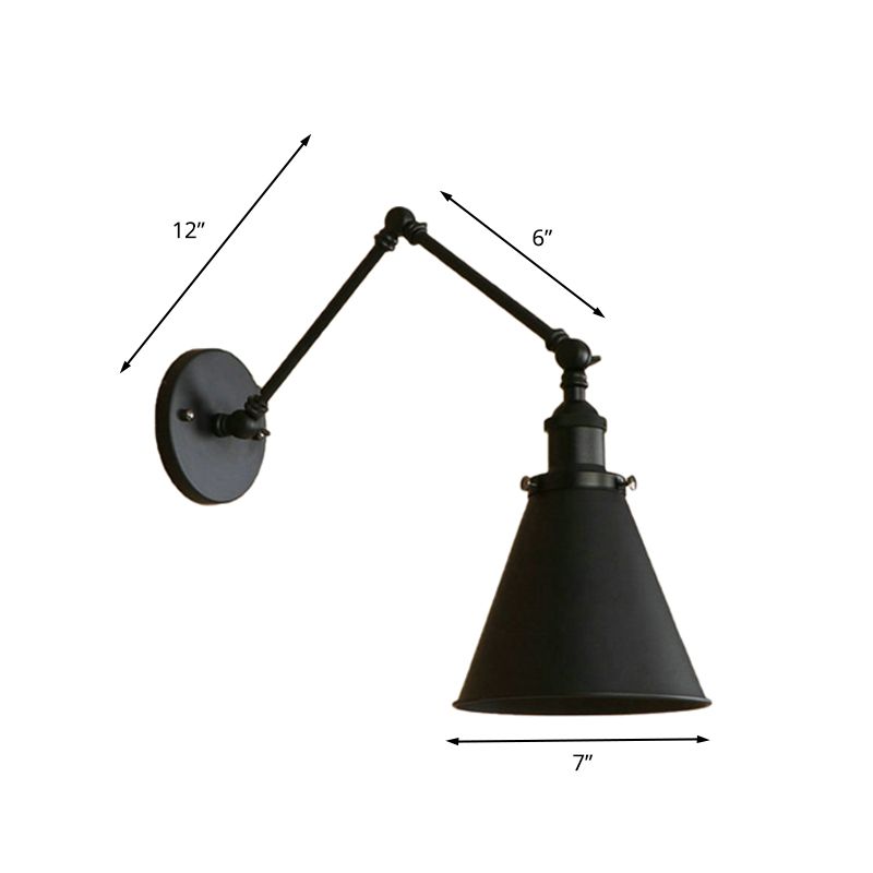 Calven Wall Lamp Vintage Adjustable Living Room-Neutral Decor