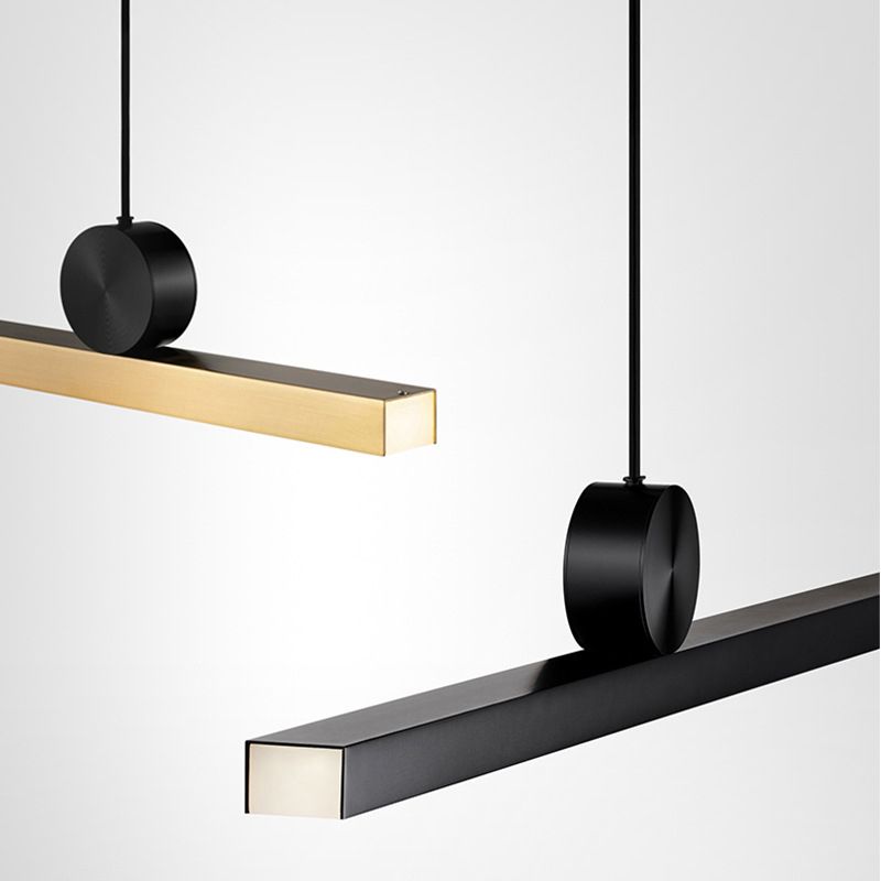 Hedomik Modern Linear Asymmetrical Pendant Light