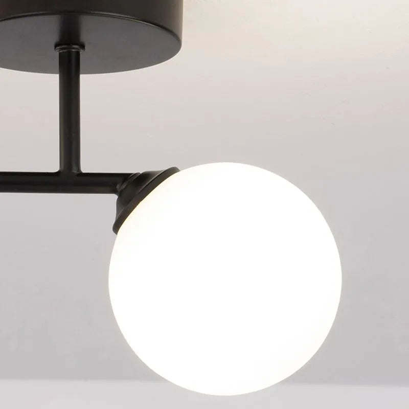 Litinud Semi-Flush Mount Ceiling Light, 2 Color