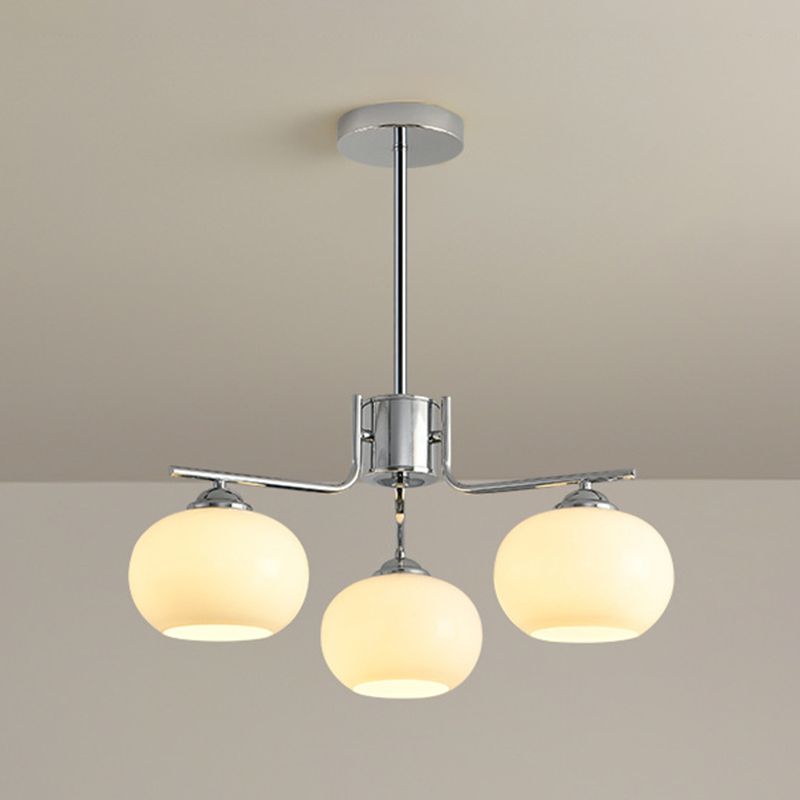 Netodan Pendant Light Semi-Circular Modern, Metal/Glass, Gold/Nickel, Dining Room