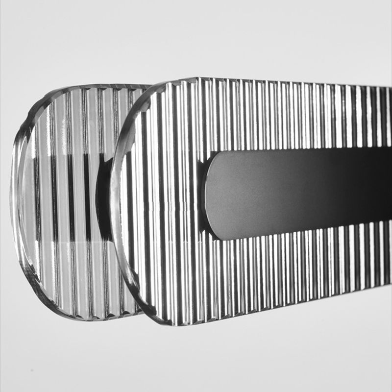 Morevil Minimalist Linear Metal/ Pendant Light, Black