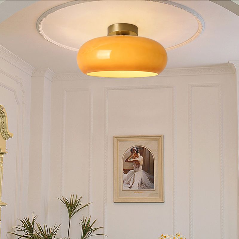 Vensia Ceiling Light Glass Flush Mount-Neutral Decor