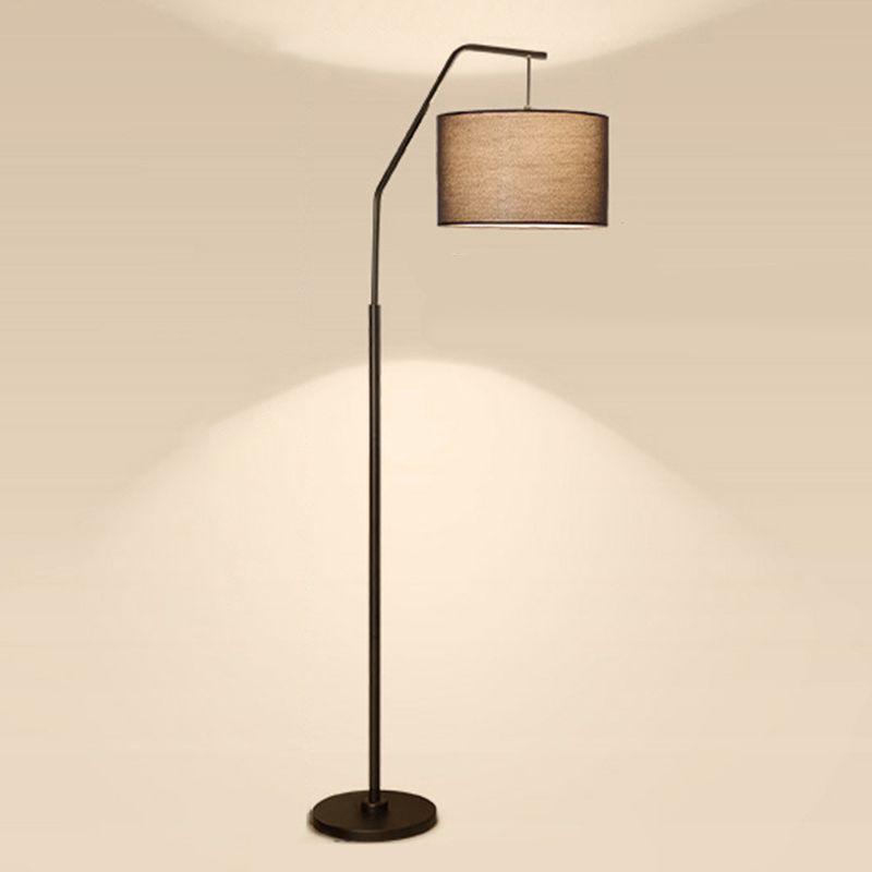Voritis Cylinder Shape Floor Lamp, Over Arching Floor Lamp, Unique