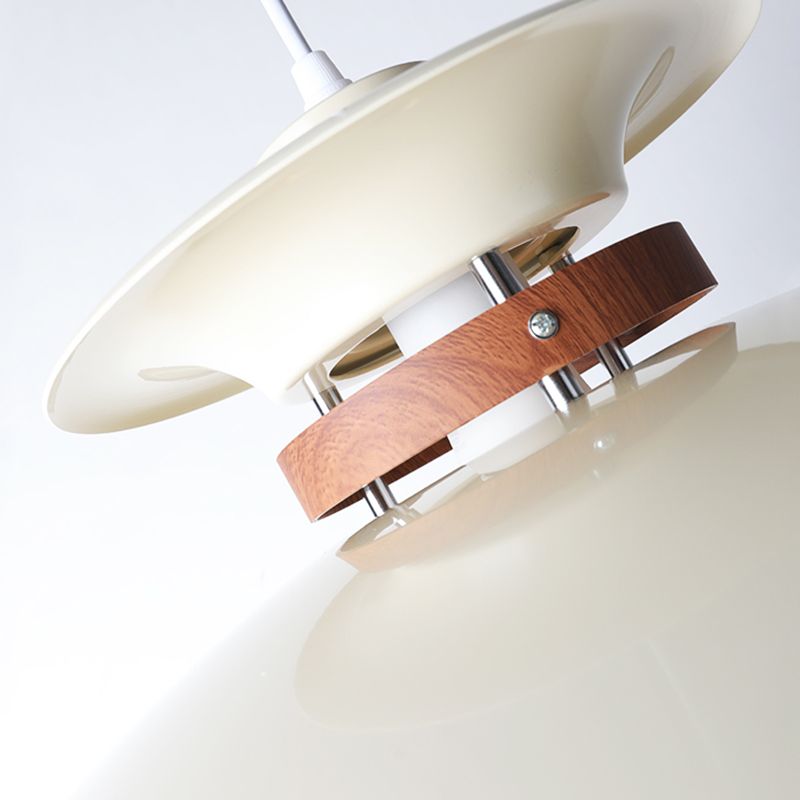 Wobulil Unique Designer Metal Pendant Light, White