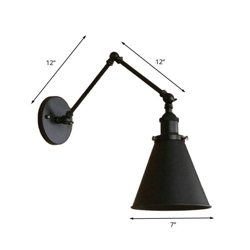 Calven Wall Lamp Vintage Adjustable Living Room-Neutral Decor