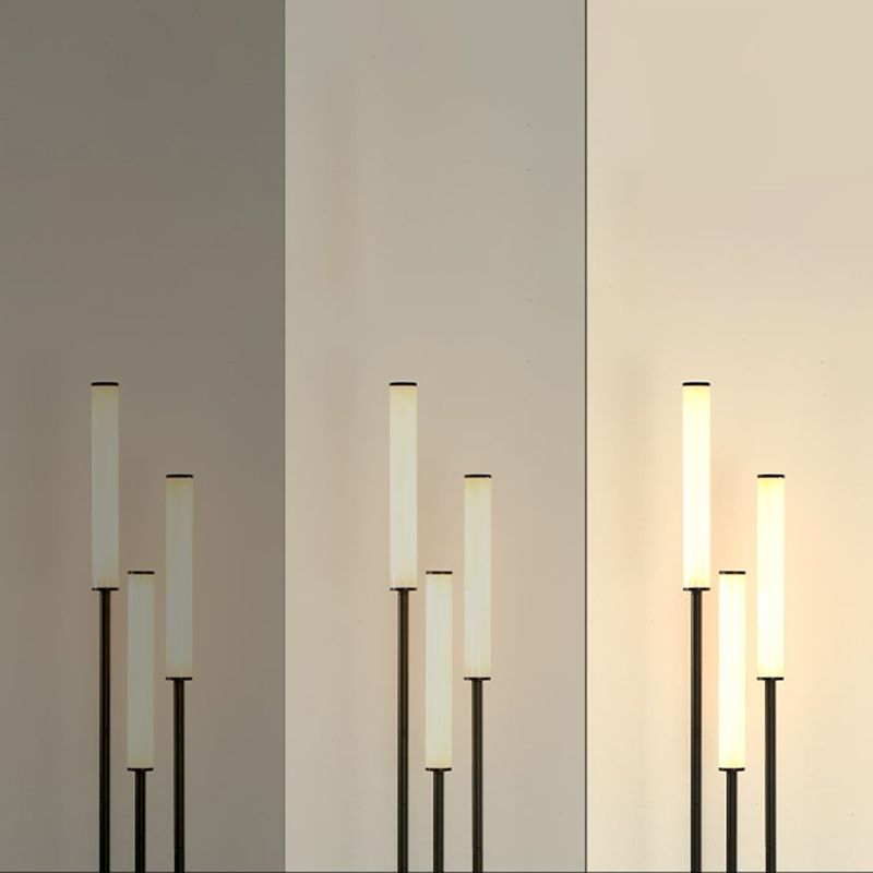Dabutes Modern 3 head Black Metal Arcylic Floor Lamp