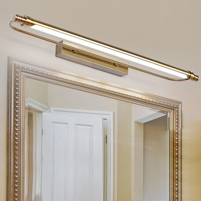 Vimesem Modern Linear Metal Vanity Wall Lamp, Gold