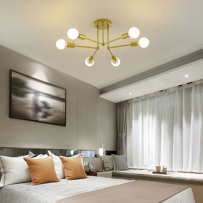 Jadasum Flush Mount Ceiling Light Linear Industrial