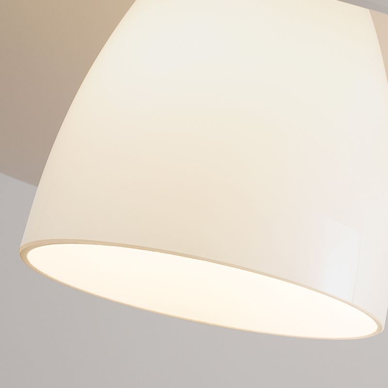 Puvoted White Pendant Light