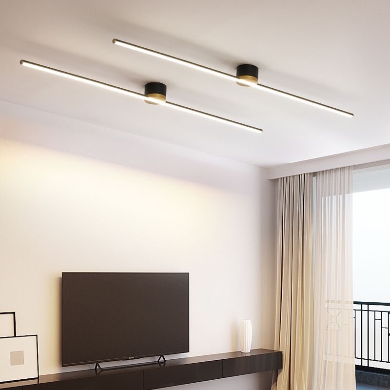Selira Ceiling Light Linear Flush Mount-Neutral Decor
