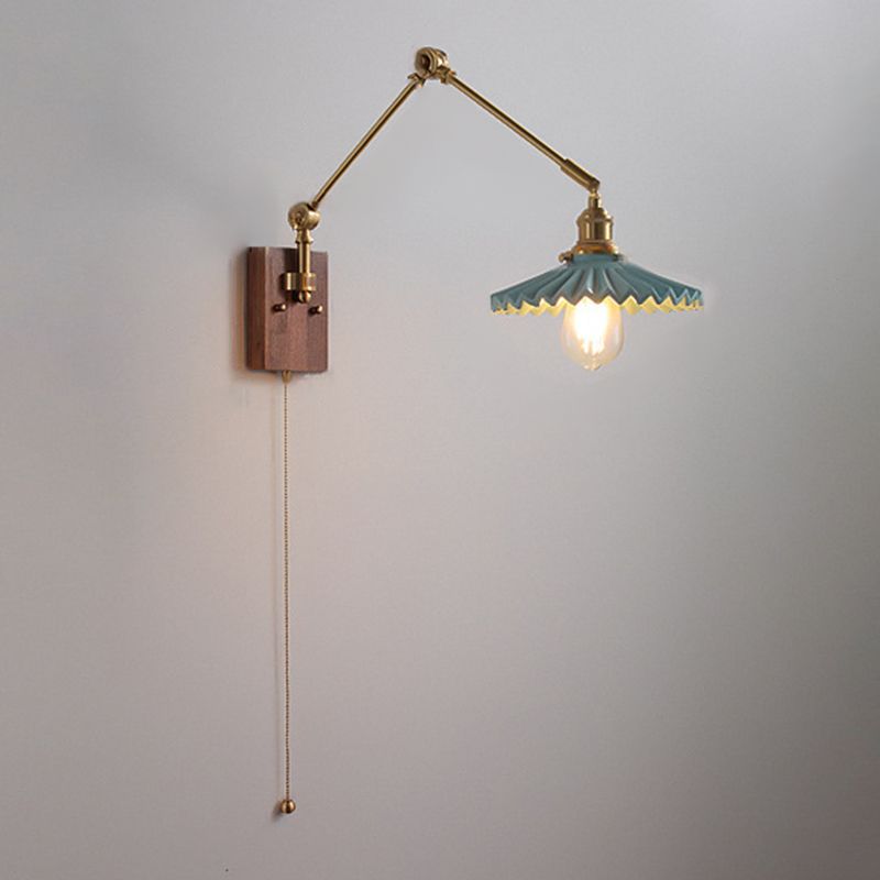 Jolipel Wall Lamp Modern, Folding Adjustable Metal, Study Room
