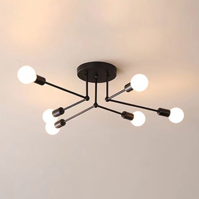 Jadasum Flush Mount Ceiling Light Linear Industrial