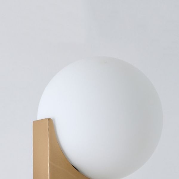Jikubad Minimalist Gold Floor Lamp, Metal, Living room