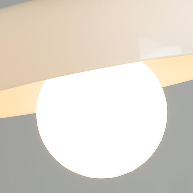 Solven Ceiling Light Drum-Shaped Glass-Neutral Decor