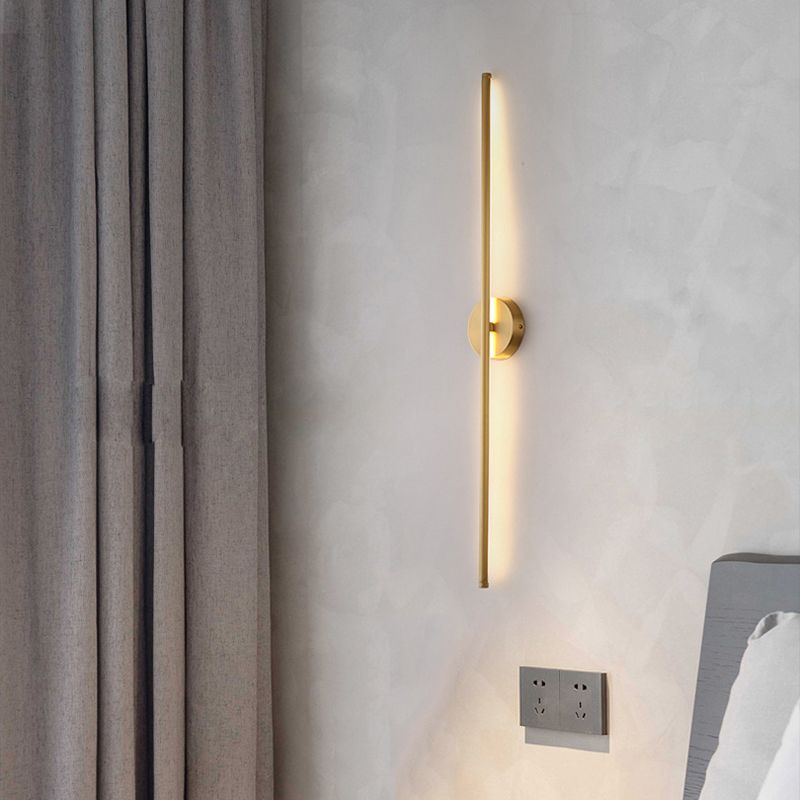 Dorina Wall Lamp Modern Linear &Silica Gel Gold-Neutral Decor