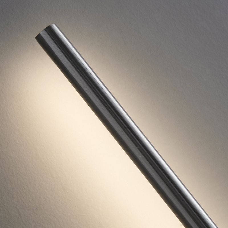 Wegader Modern Linear Metal& Bedroom Wall Lamp, Black/Brass